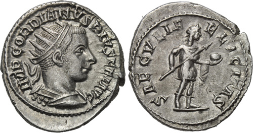 gordian iii roman coin antoninianus